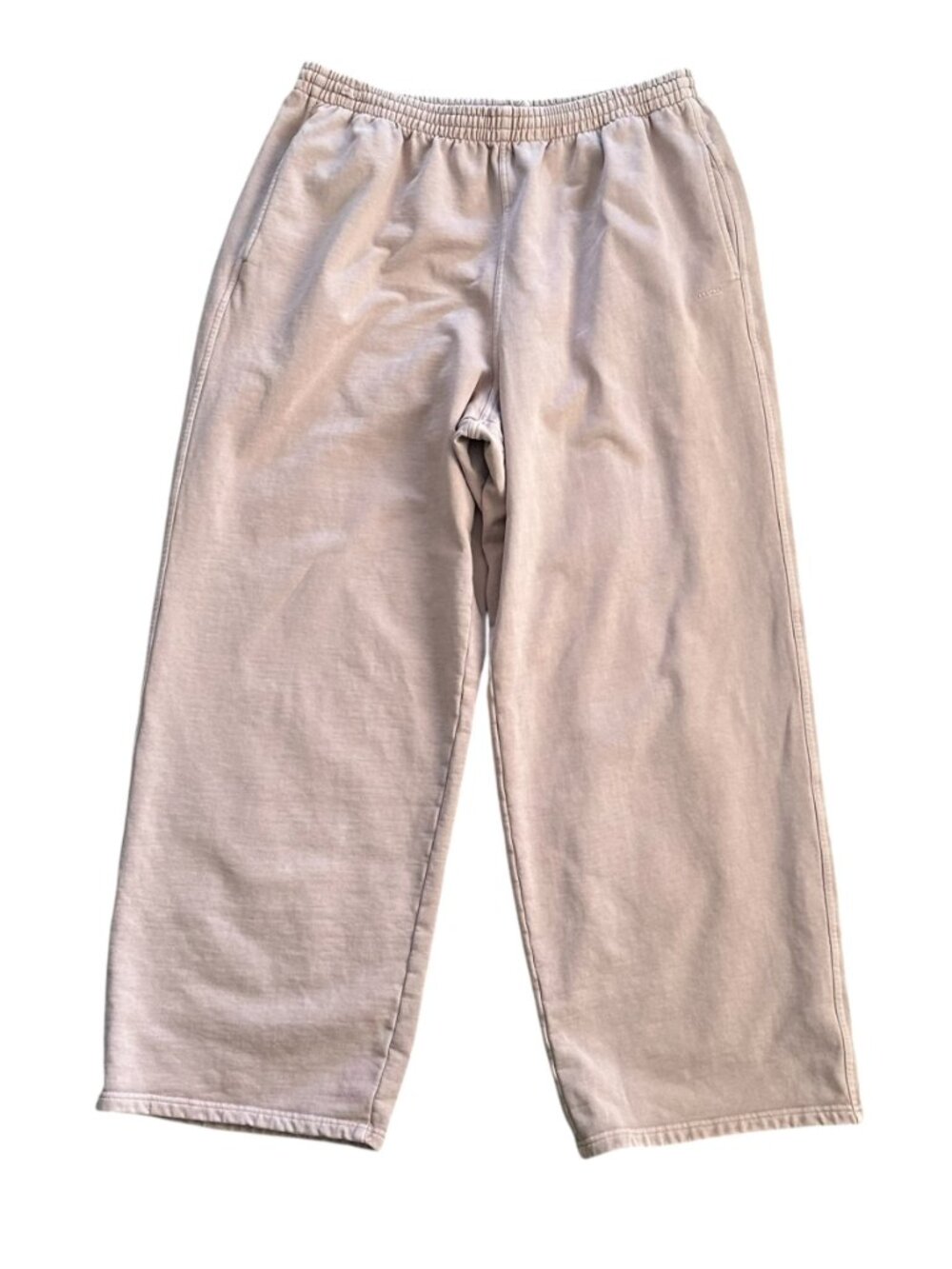 Skims Women's Size XL Boyfriend Fleece Baggy Light Fawn Sweatpants NEW
